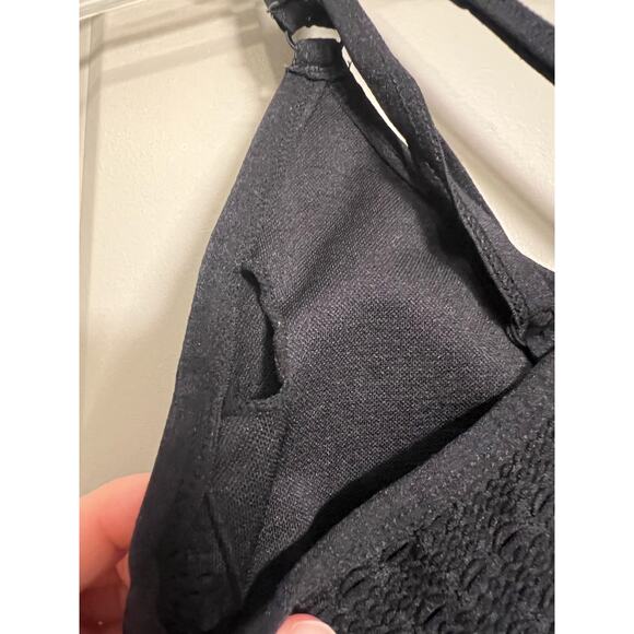 Gymshark Black Mesh Sports Bra Size Small - Picture 5 of 6